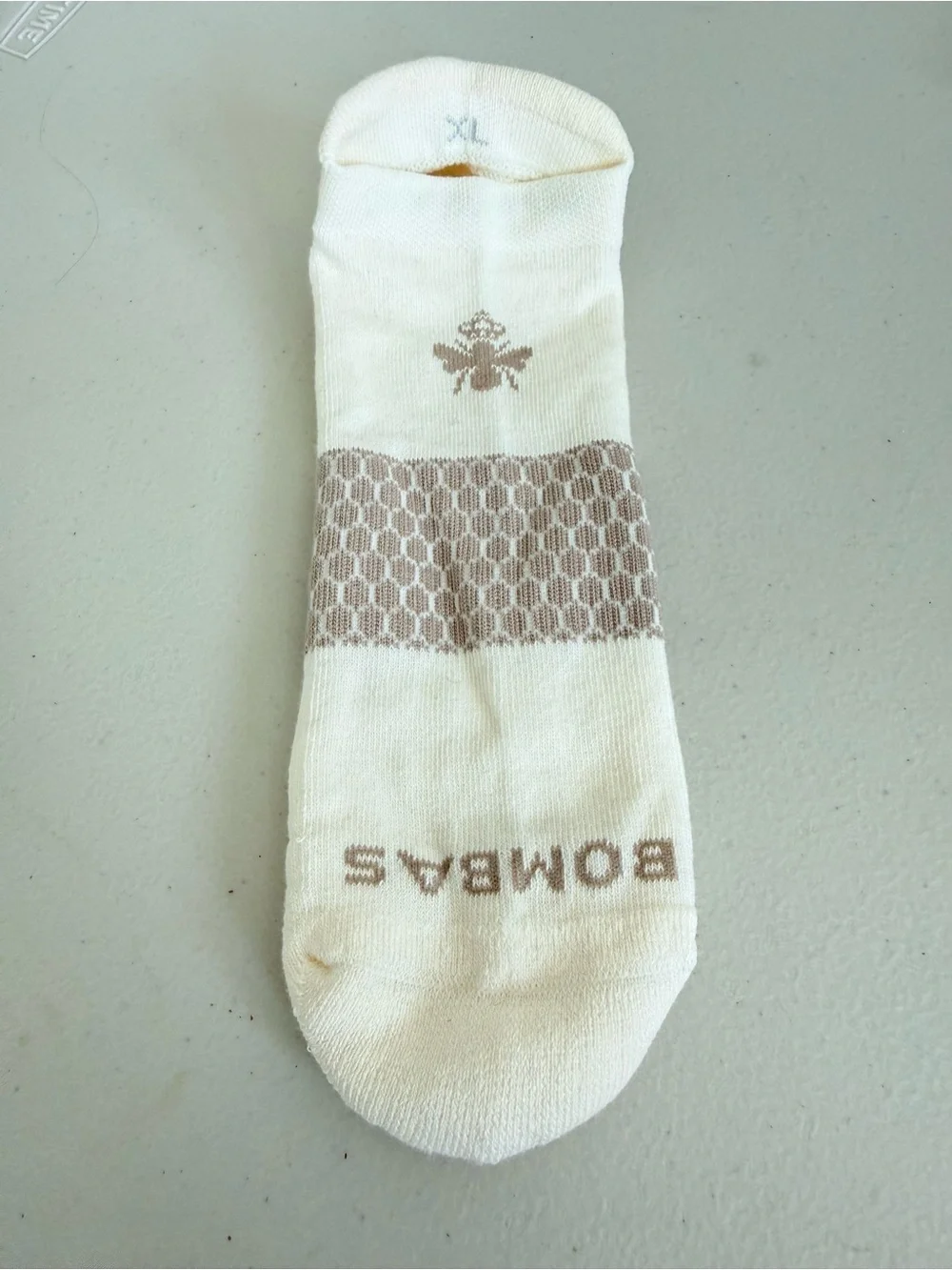 NEW BOMBAS Men’s 3 Pack Ankle Socks Brown Cream Tones Size XL Size 13 1/2 - 16